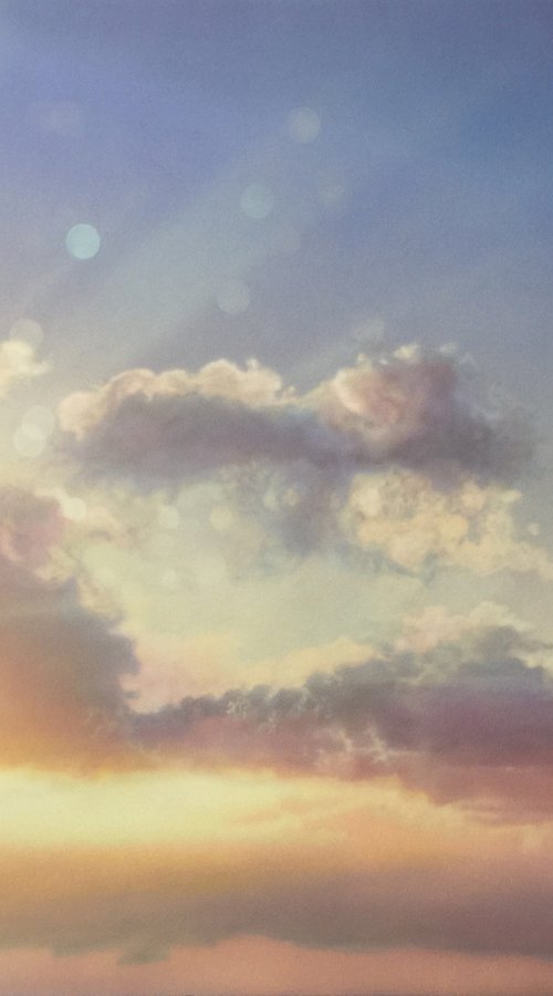 Yellow Sun Flare by David Tracey