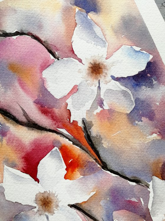 Magnolia painting