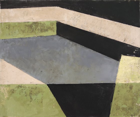 Abstract Diptych 2 48x20