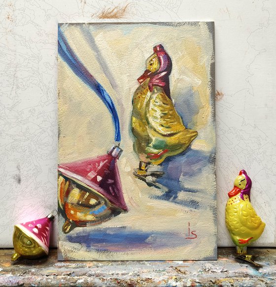 Aunt Duck and Spinning Top