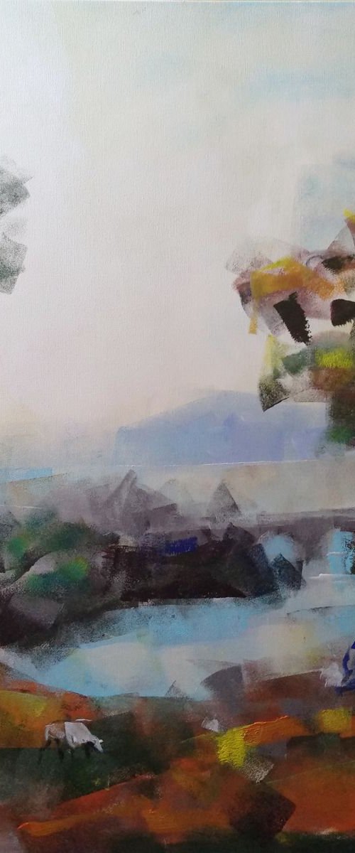 Antique landscape 7 by Marina Del Pozo