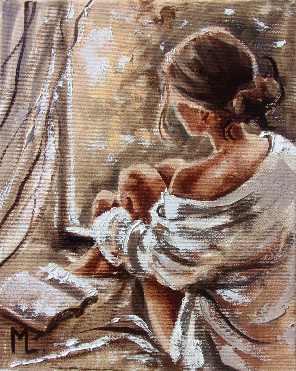 Spring Window View By Monika Luniak, 9 X 12, Artwork For Sale On Artfinder