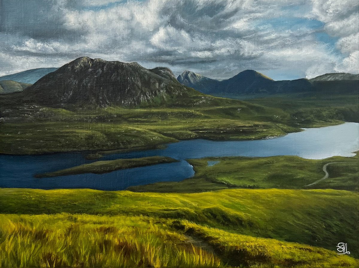 Photorealistic Oil Painting , Loch Lurgainn By Simona Nedeva, 16 X 12, Artwork For Sale On Artfinder