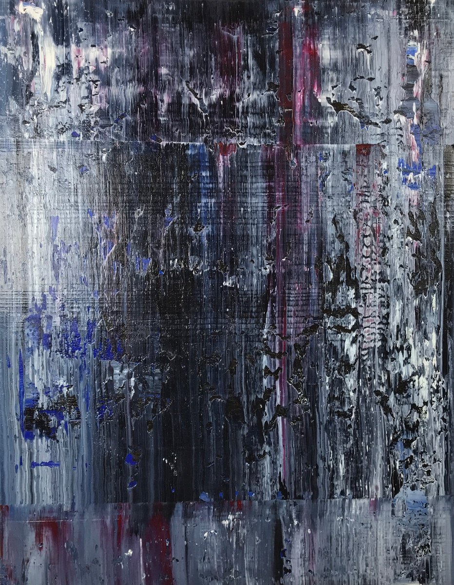 Abstract Oil Painting By Svitlana Andriichenko, 28 X 35", Otherworldly. ?7, Original Artwork