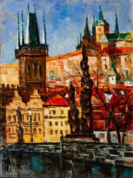 "Prague" Old town, city landscape