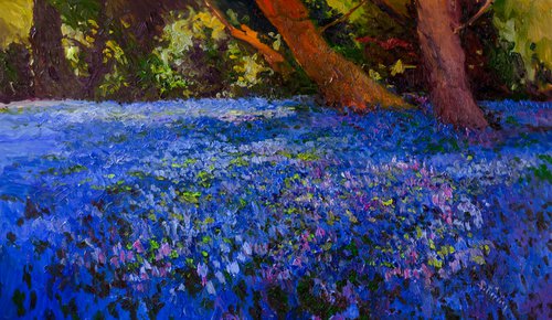 Bluebells on The Edge of the Forest by Suren Nersisyan