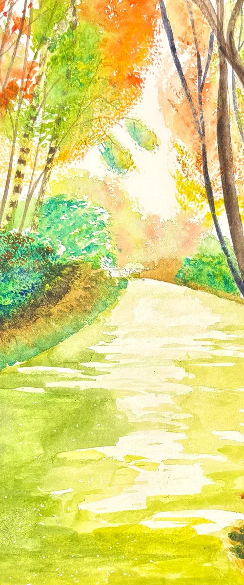 Autumn River by Sayaka Minegishi
