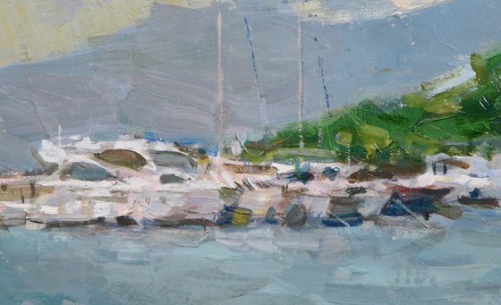 Brela, Croatia ,yachts.