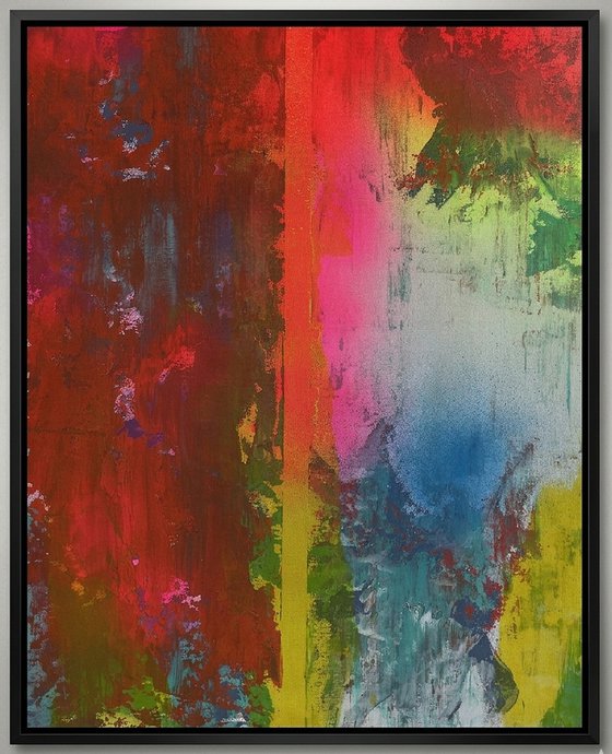 Abstract Red and Yellow