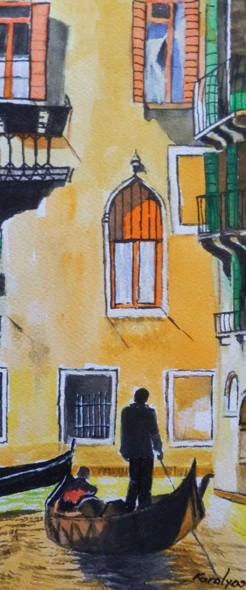 Gondolier by Maria Karalyos