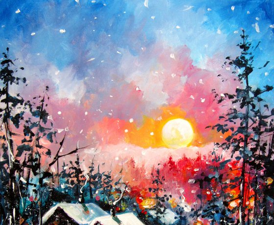 Beautiful wintertime V