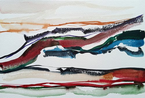 Abstract dunes by Valentyna Sokolovska