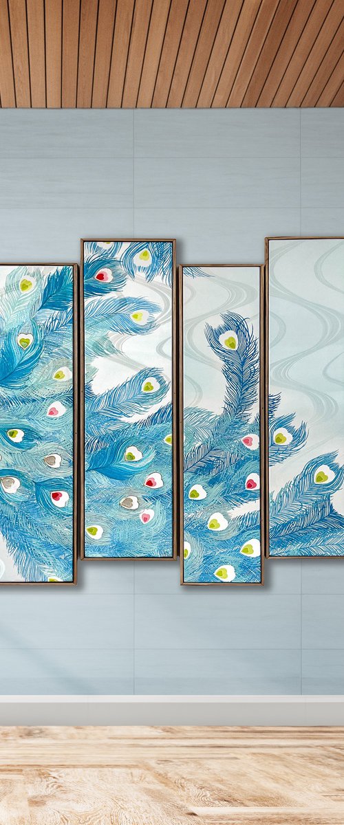 Peacock Feathers ~Royalty~ by Lena Okamoto