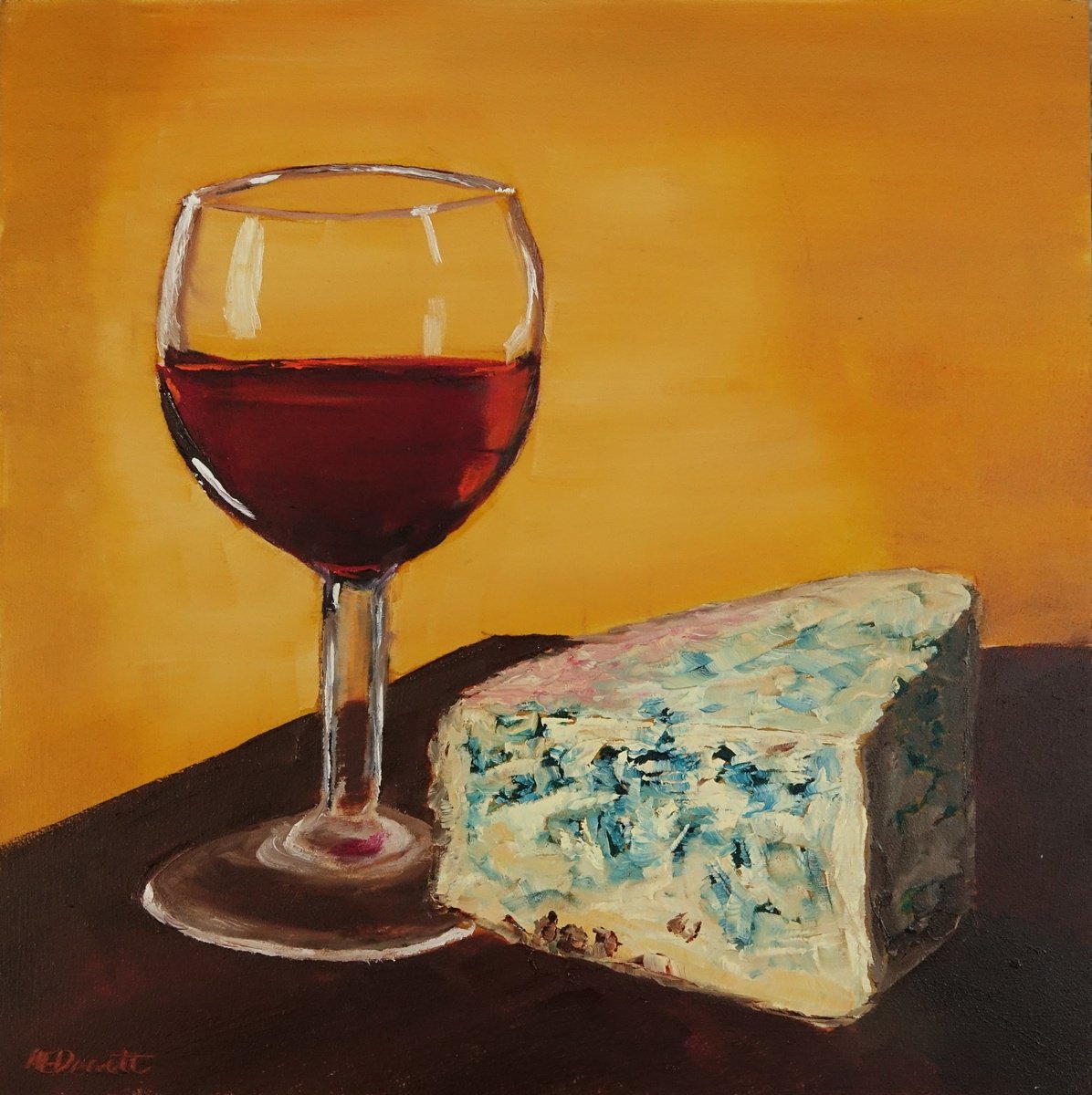 Wine and Cheese by Marion Derrett