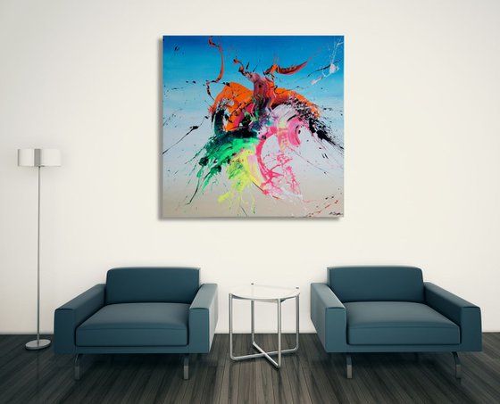 The Flying Dutchman (Spirits Of Skies 100013) (100 x 100 cm) XXL (40 x 40 inches)