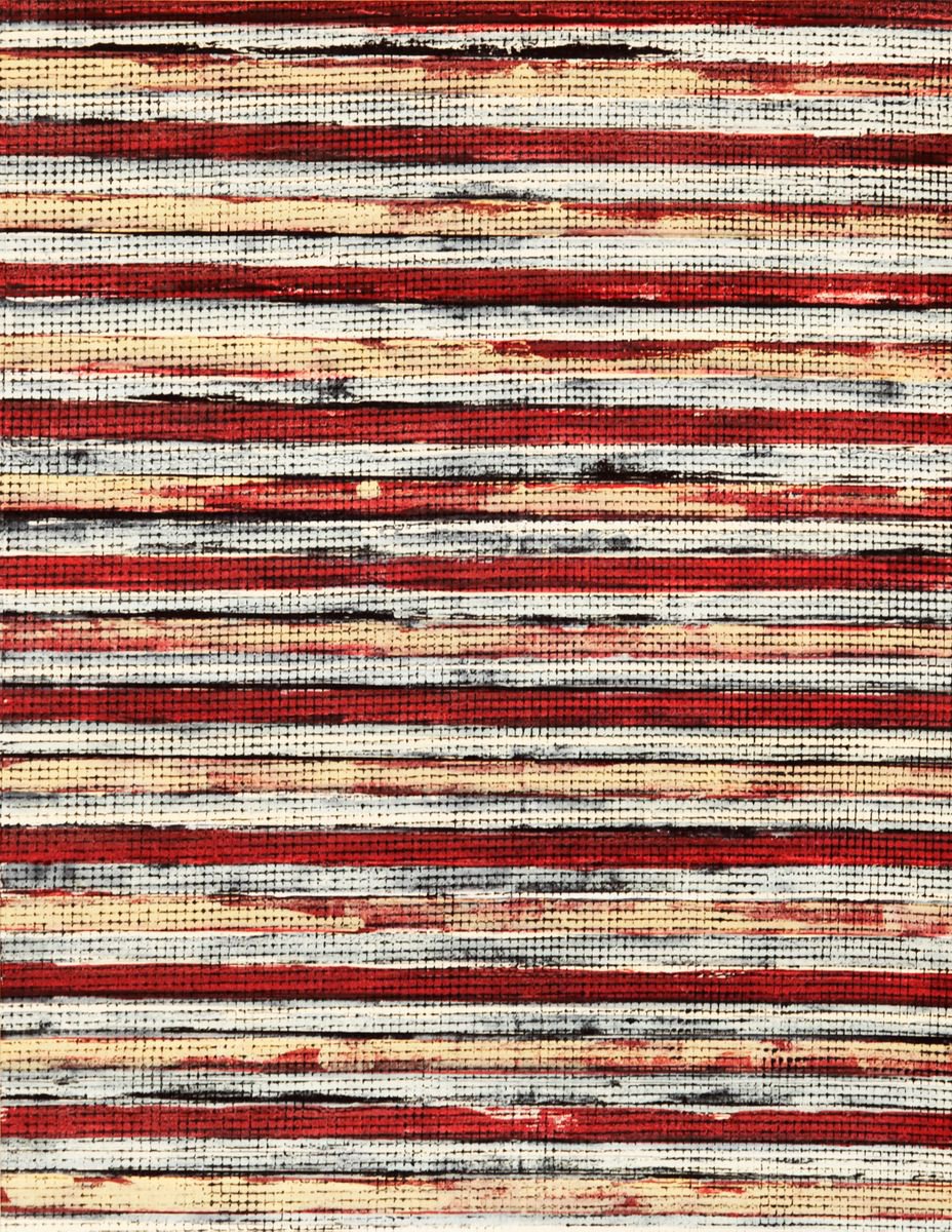 Abstract Acrylic Painting By Petr Strnad, 11 X 14", Nameless Space 1, Original Artwork