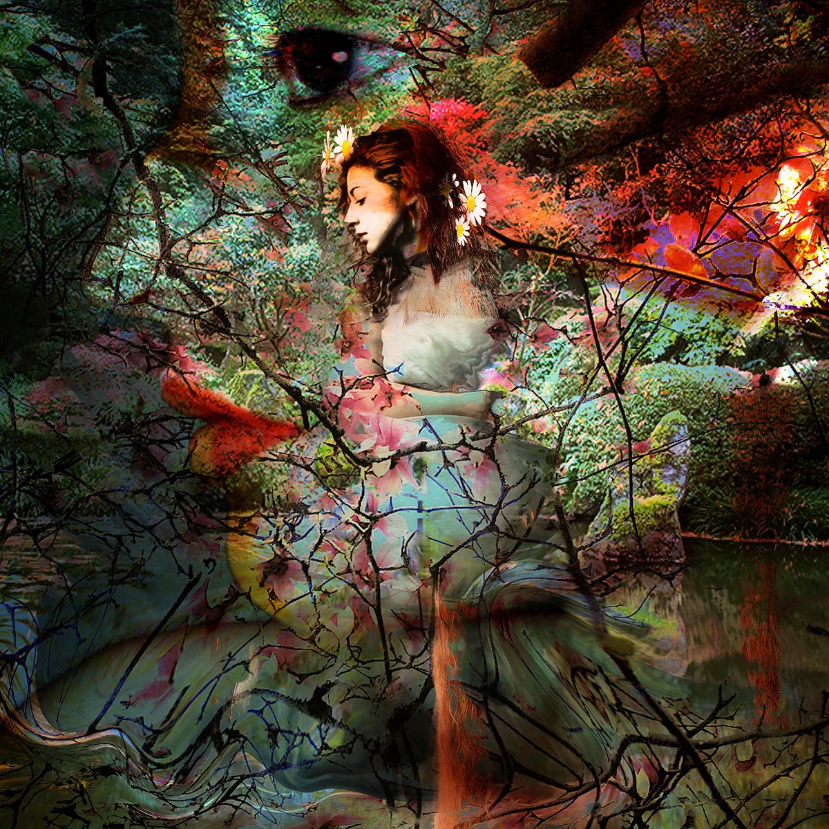 Expressive Portrait Photograph By Geert Lemmers Fpa, 31 X 31, Ultimate Beauty Ii, Original Artwork