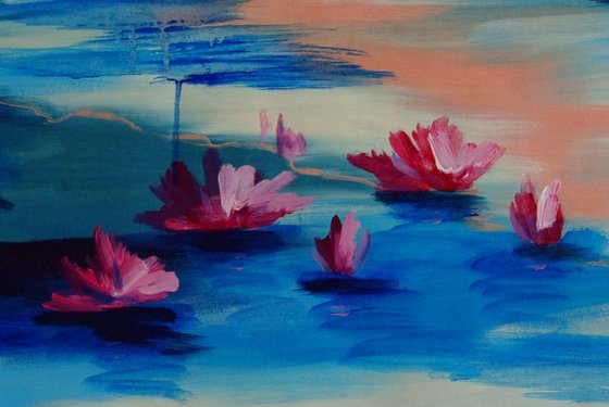 Lilies on the Pond #32