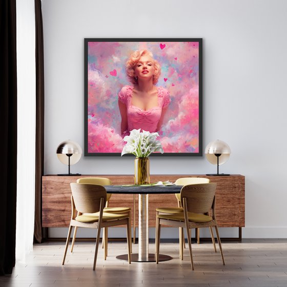 Marilyn Monroe in Pink