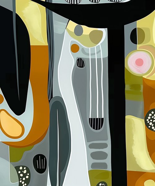 Geometric abstraction #4 by V+V Kniazievi