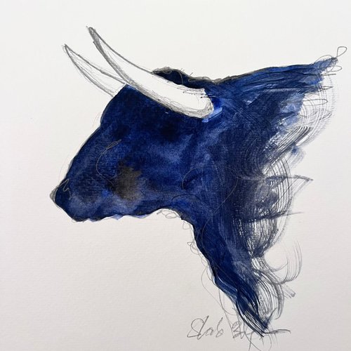 Blue Bull 2 by Shabs  Beigh
