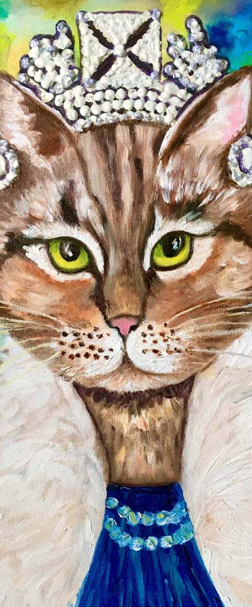 Cat La Queen by Olga Koval