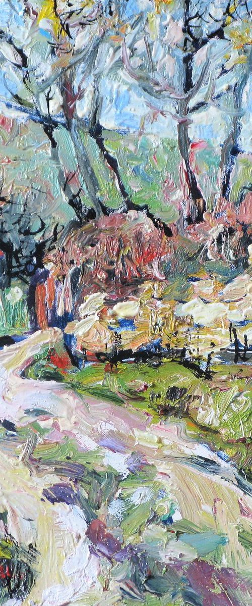 Late fall. Moldavia. by Nikifor Swiristuhin