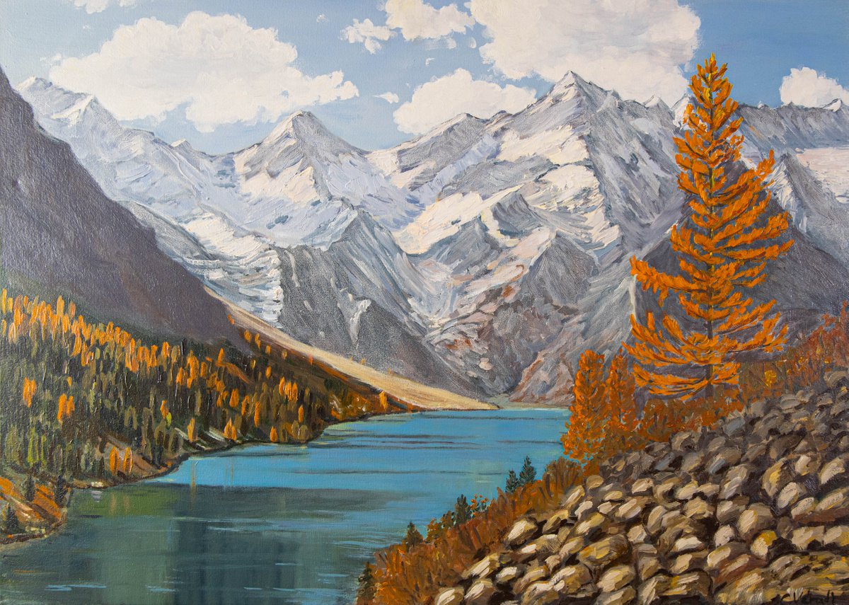 Mountain Lake by Catherine Varadi