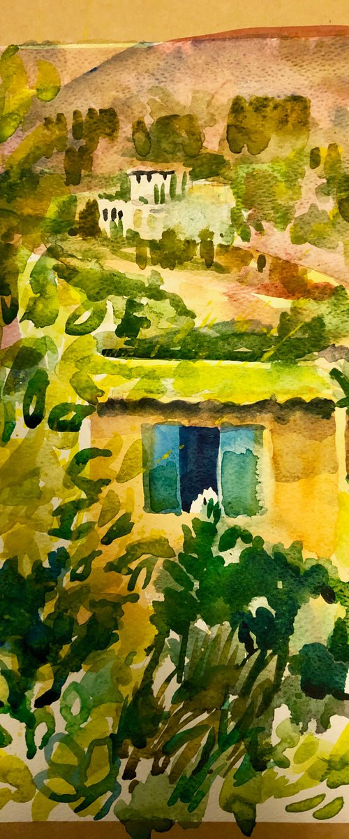 Into the cool of the villa, Mallorca - Baleariac Islands by Annie Meier