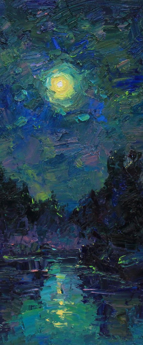"Emerald night" by Alisa Onipchenko-Cherniakovska