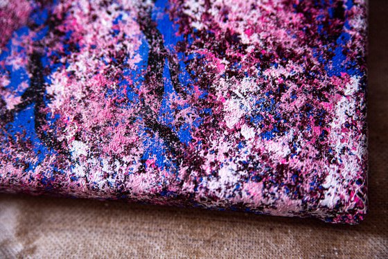 Cherry blossoms under the Milky Way