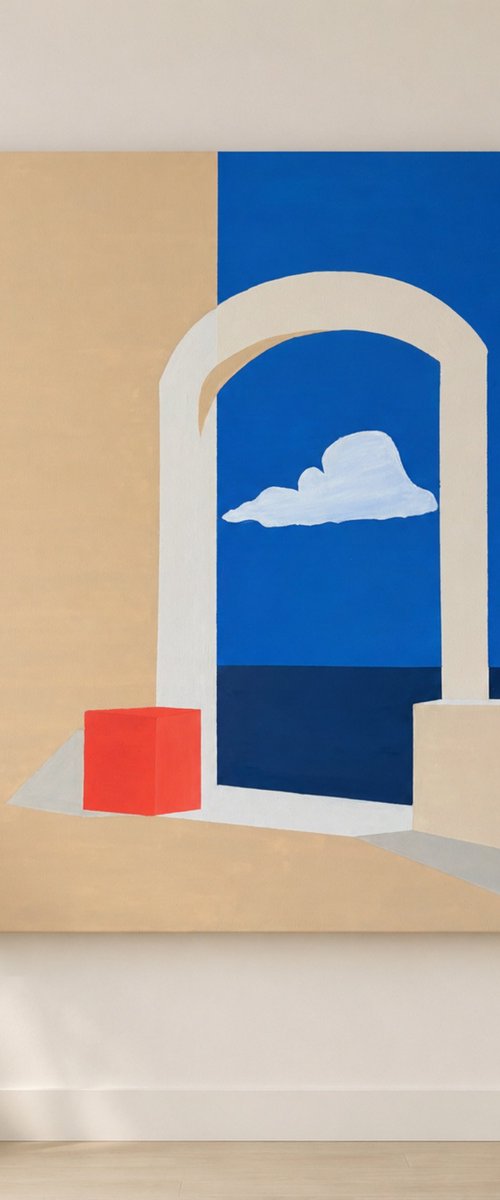 The Shape of Stillness XI Quiet Horizon by Jian Ma (Jane M.)