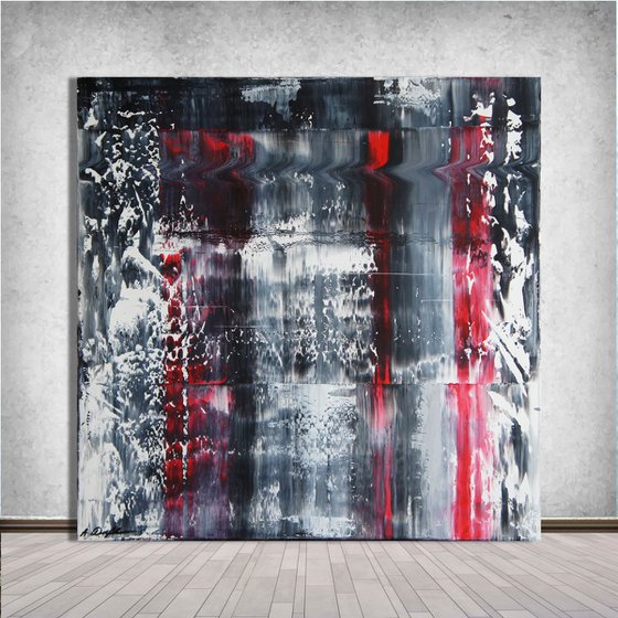 Pouring Down All Over Me (80 x 80 cm) XL (32 x 32 inches)