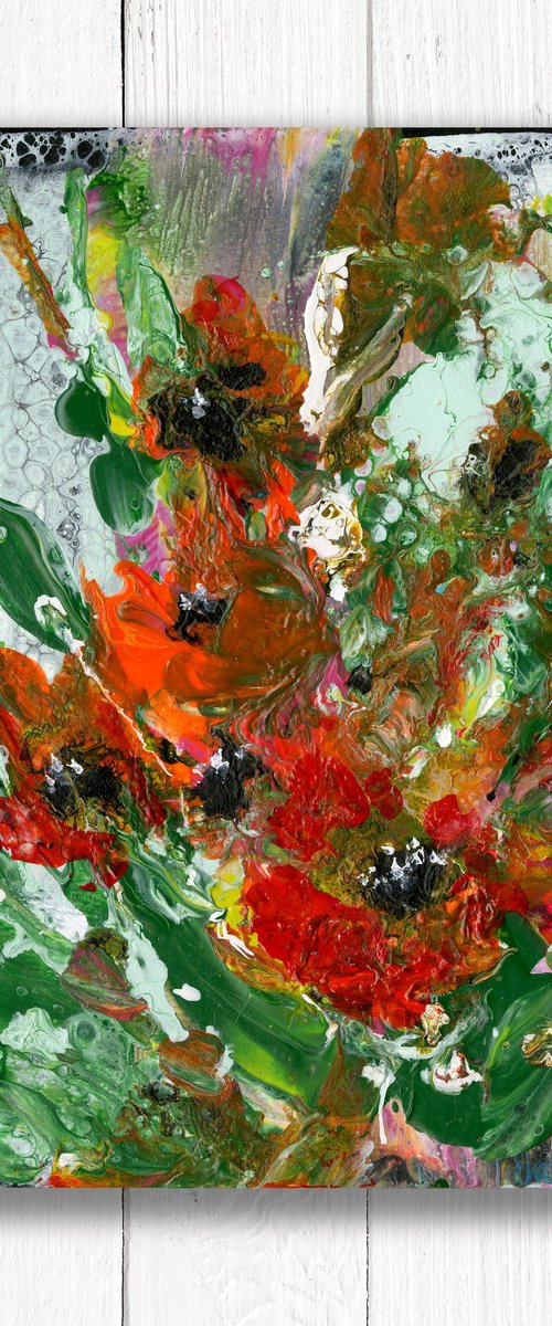 Floral Joy 38 - Abstract Painting by Kathy Morton Stanion by Kathy Morton Stanion
