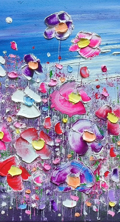 "Pink Nights & Flowers in Love" by Phil Broad