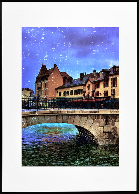 " Rainy evening. Annecy. France "  Limited Edition 1 / 15