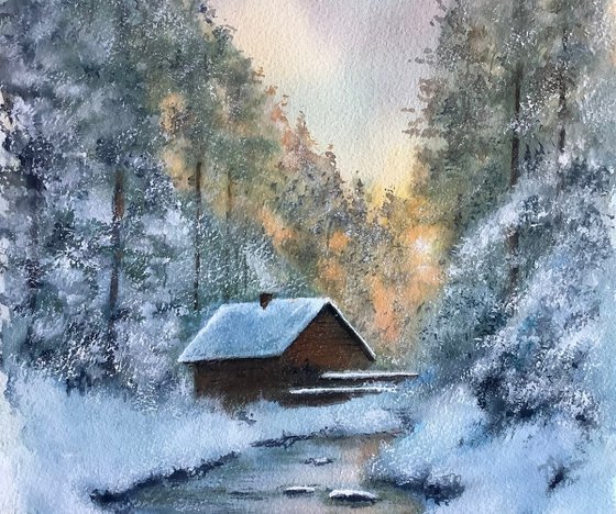 Austrian winter scene