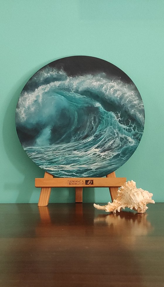 Powerful ocean wave