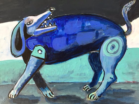 Blue Barking Dog”