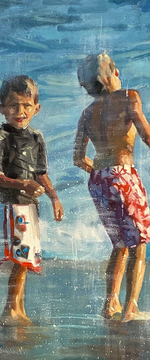 Sunset Beach Boys No. 11 by Paul Cheng
