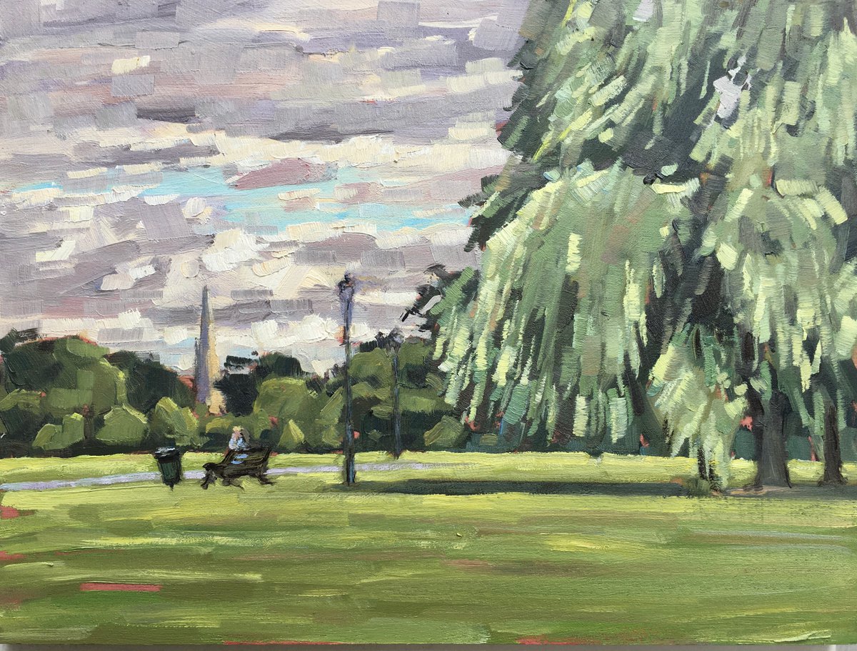 View across Clapham Common by Louise Gillard