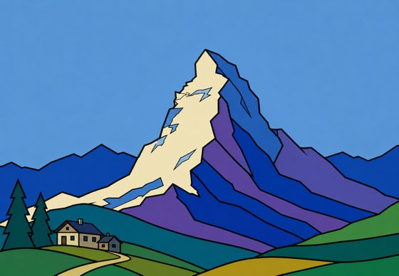 Matterhorn in Blue #20