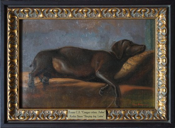 Sleeping dog. Laima