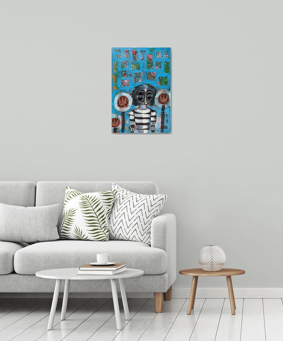 Hello - bold portrait