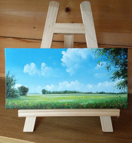 The Poppy Field II (Original Oil Painting)