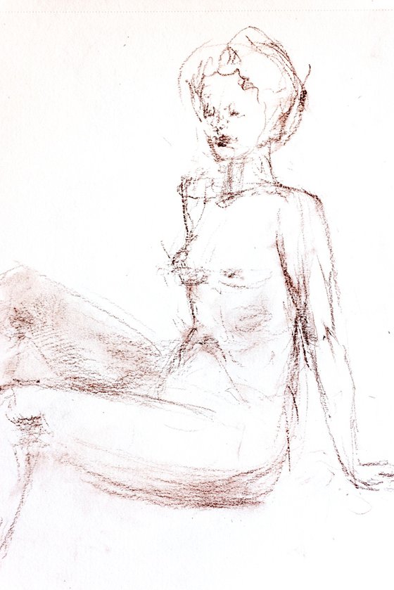 Seated Figure Sketch