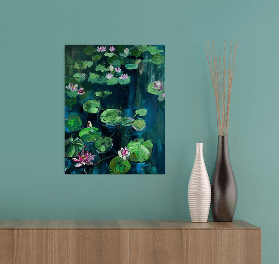 Water Lilies Impressionist Art