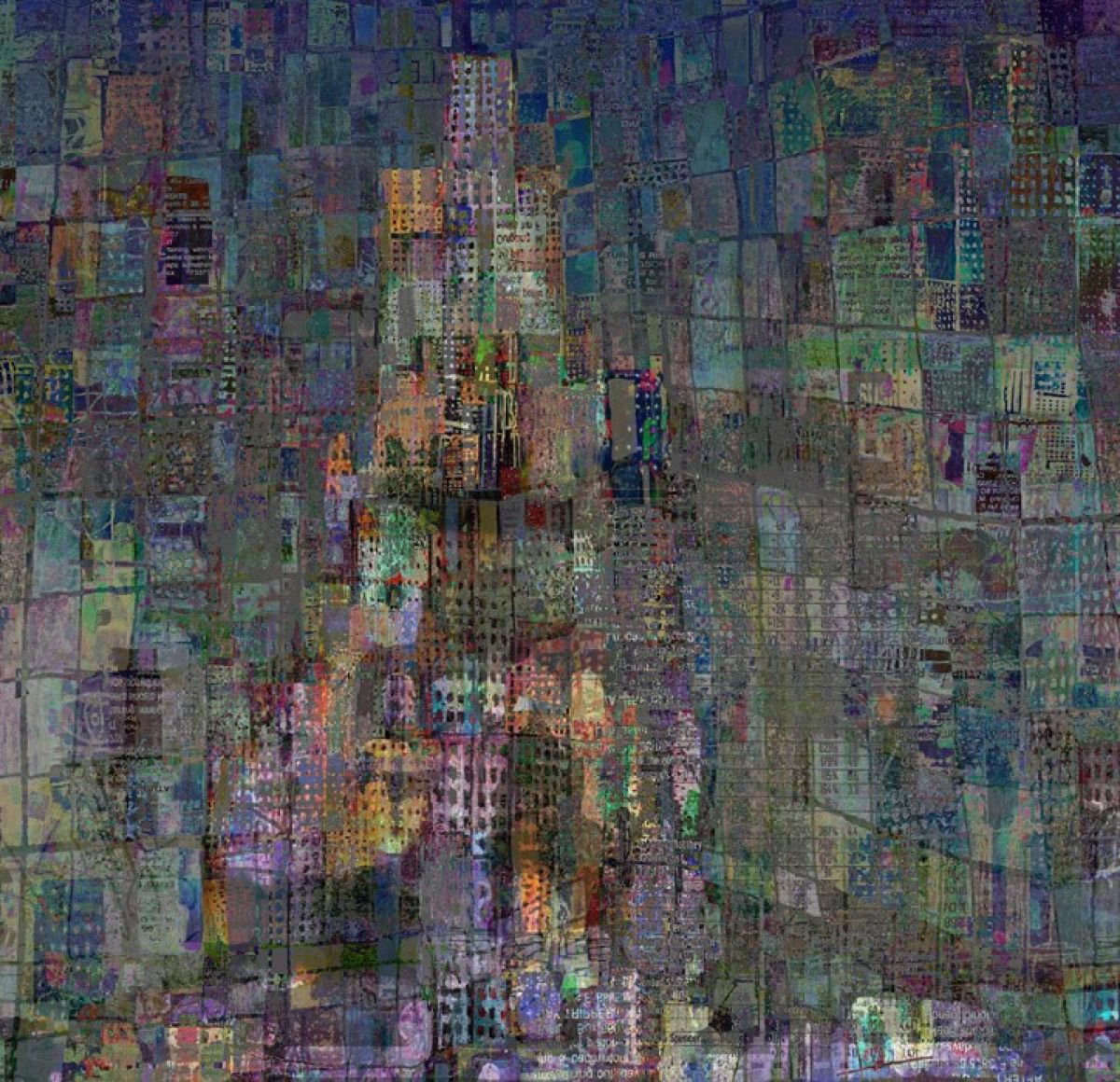 Andy Mercer | Original  Print | Babel | 65 X 63Cm | Artwork For Sale On Artfinder