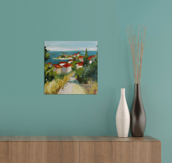 Sunlit Path to the Sea