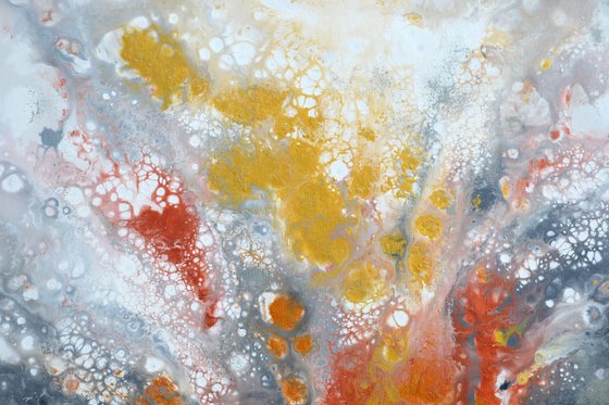 Neutral VI 140X70cm Gold and Silver Effect